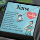 RN Nurse Gift Forever Necklace w Message Card-Express Your Love Gifts