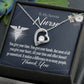 You Don't Go Unnoticed Forever Necklace w Message Card-Express Your Love Gifts