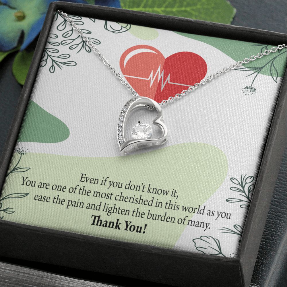 Thank You Necklace Medical Forever Necklace w Message Card-Express Your Love Gifts