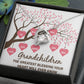 Grandchildren the Greatest Blessing Forever Necklace w Message Card-Express Your Love Gifts