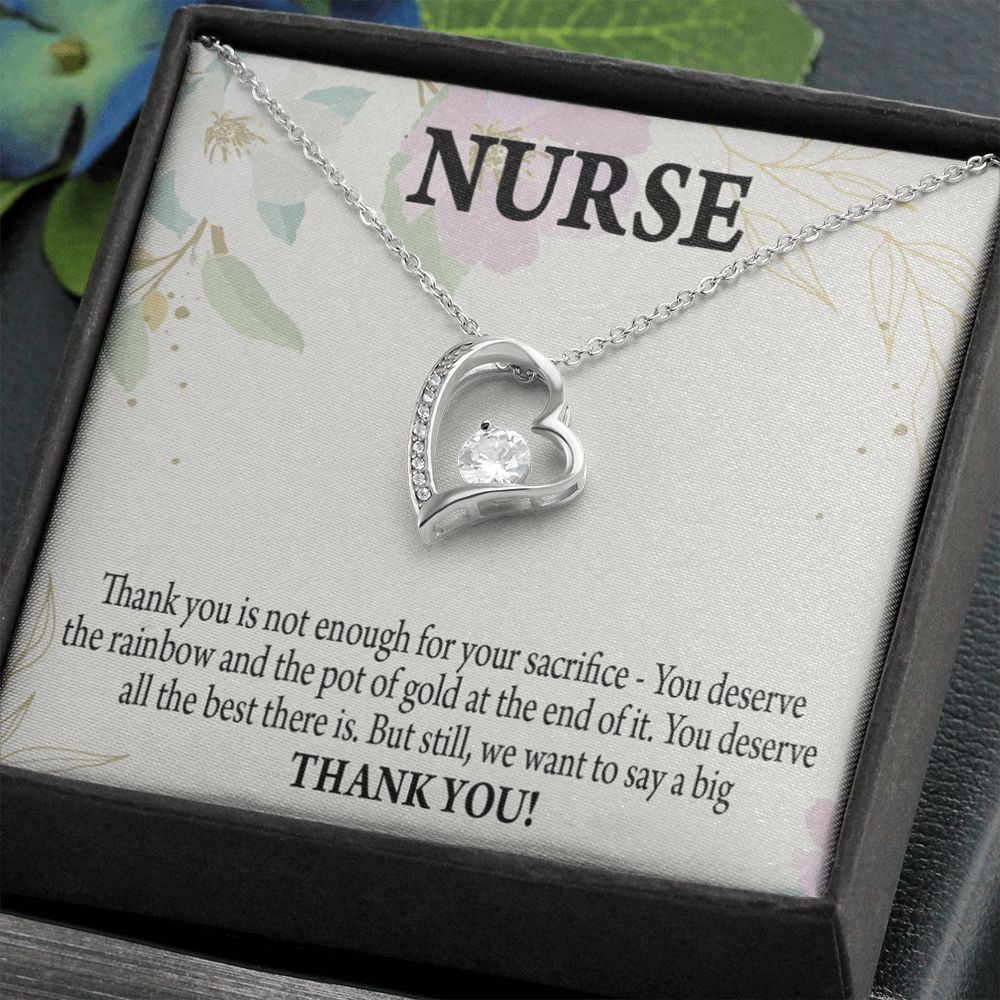 Gift For Healthcare Workers Forever Necklace w Message Card-Express Your Love Gifts