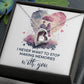 Never Stop Making Memories Forever Necklace w Message Card-Express Your Love Gifts