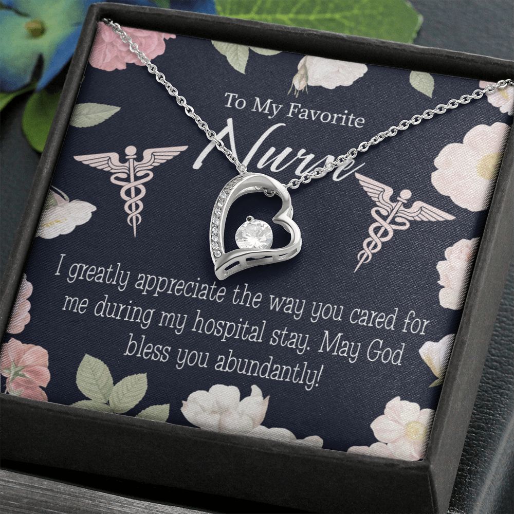God Bless You Abundantly! Forever Necklace w Message Card-Express Your Love Gifts