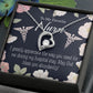 God Bless You Abundantly! Forever Necklace w Message Card-Express Your Love Gifts