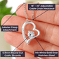 Girl Stole My Haert Calls Me Grandma Forever Necklace w Message Card-Express Your Love Gifts