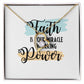 Faith Forever Necklace w Message Card-Express Your Love Gifts