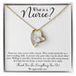 What is a Nurse Forever Necklace w Message Card-Express Your Love Gifts
