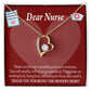 Thank You Ideas Nurses and Caregivers Forever Necklace w Message Card-Express Your Love Gifts