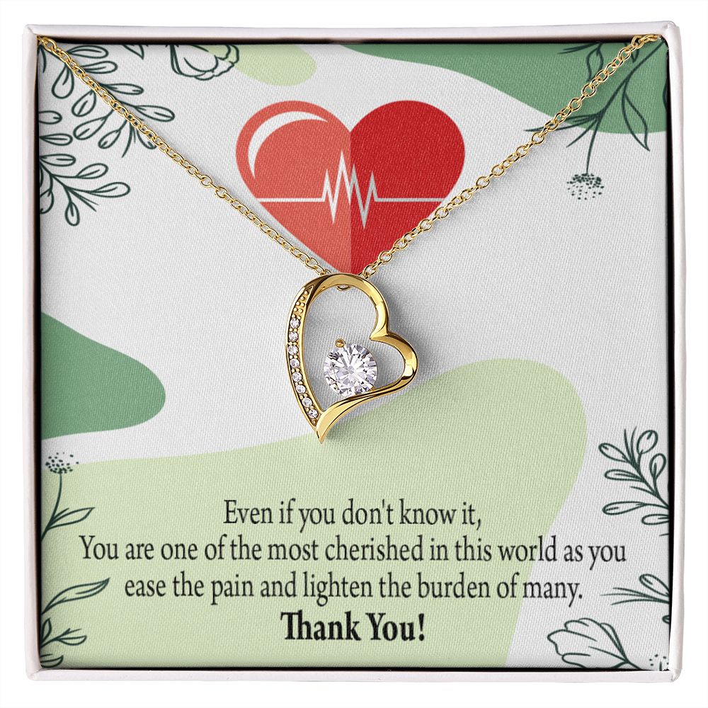 Thank You Necklace Medical Forever Necklace w Message Card-Express Your Love Gifts