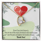 Thank You Necklace Medical Forever Necklace w Message Card-Express Your Love Gifts