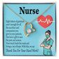 RN Nurse Gift Forever Necklace w Message Card-Express Your Love Gifts