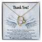 Thank You Present for Healthcare Workers Forever Necklace w Message Card-Express Your Love Gifts