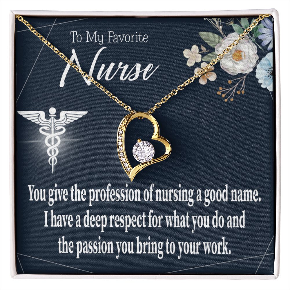 Deep Respect Forever Necklace w Message Card-Express Your Love Gifts