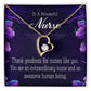 Extraordinary Nurse Forever Necklace w Message Card-Express Your Love Gifts