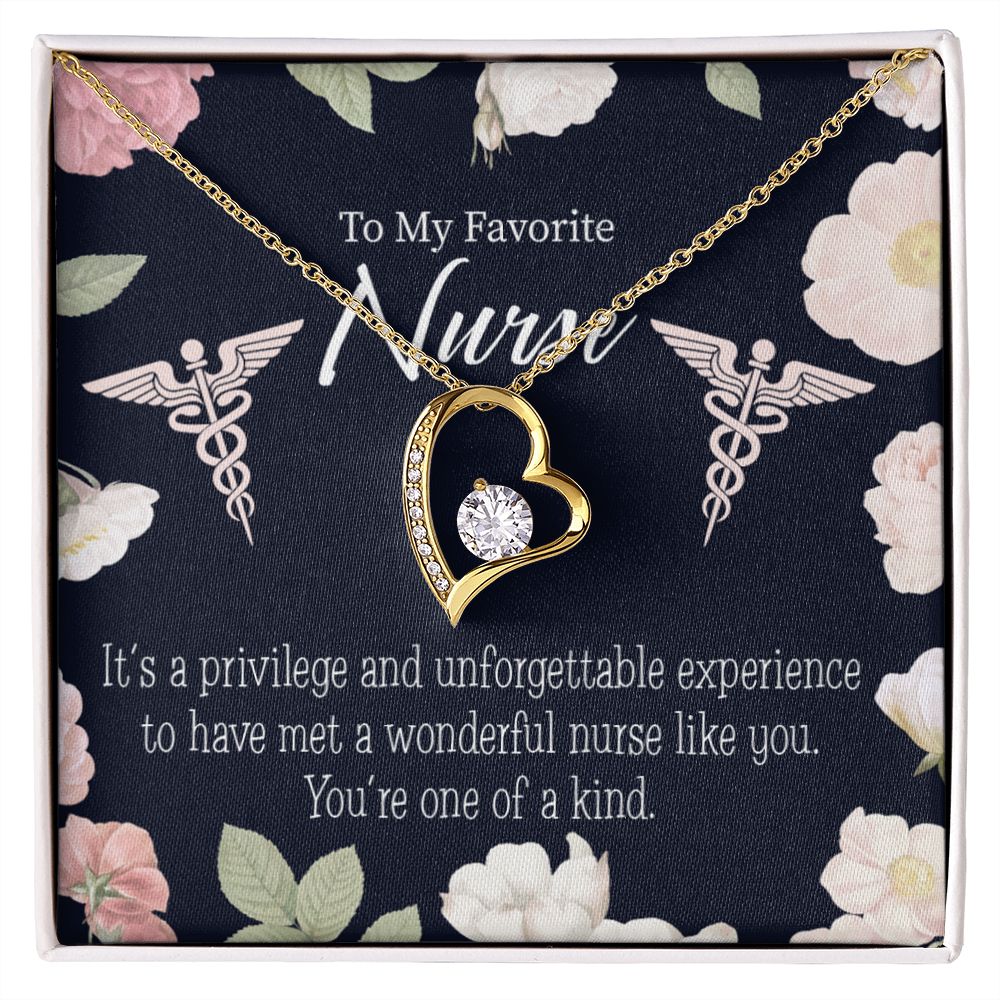 One of a Kind Nurse Forever Necklace w Message Card-Express Your Love Gifts