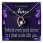 Behind Every Doctor Forever Necklace w Message Card-Express Your Love Gifts