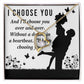 I Choose You Forever Necklace w Message Card-Express Your Love Gifts