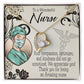 Thank Your Nurse Gift Forever Necklace w Message Card-Express Your Love Gifts