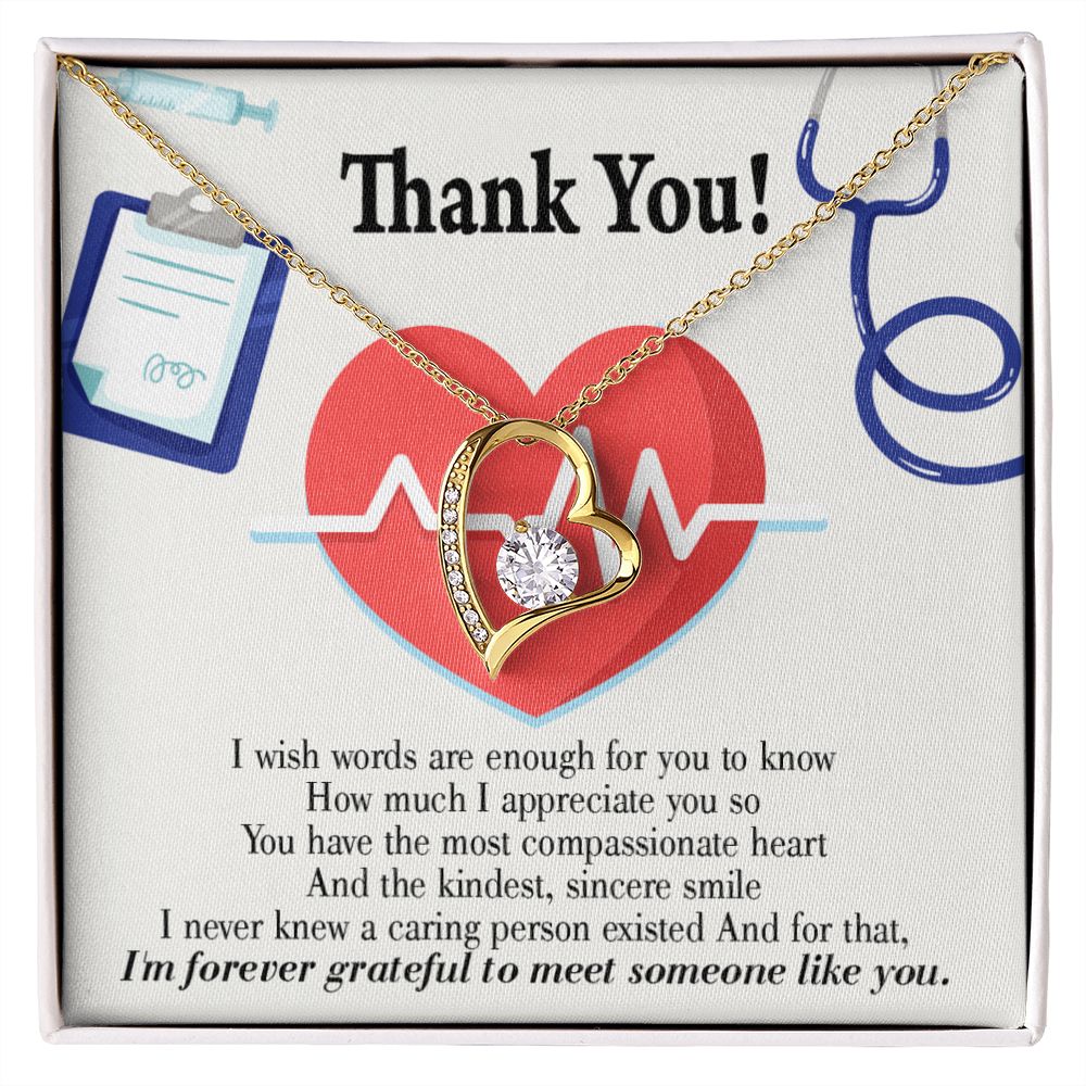 Gift Idea For Medical Staff Forever Necklace w Message Card-Express Your Love Gifts