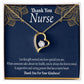 Thank You Nurse Forever Necklace w Message Card-Express Your Love Gifts