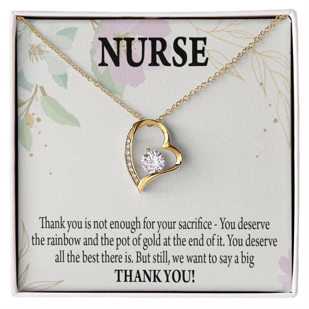 Gift For Healthcare Workers Forever Necklace w Message Card-Express Your Love Gifts