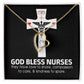 God Bless Nurses Forever Necklace w Message Card-Express Your Love Gifts