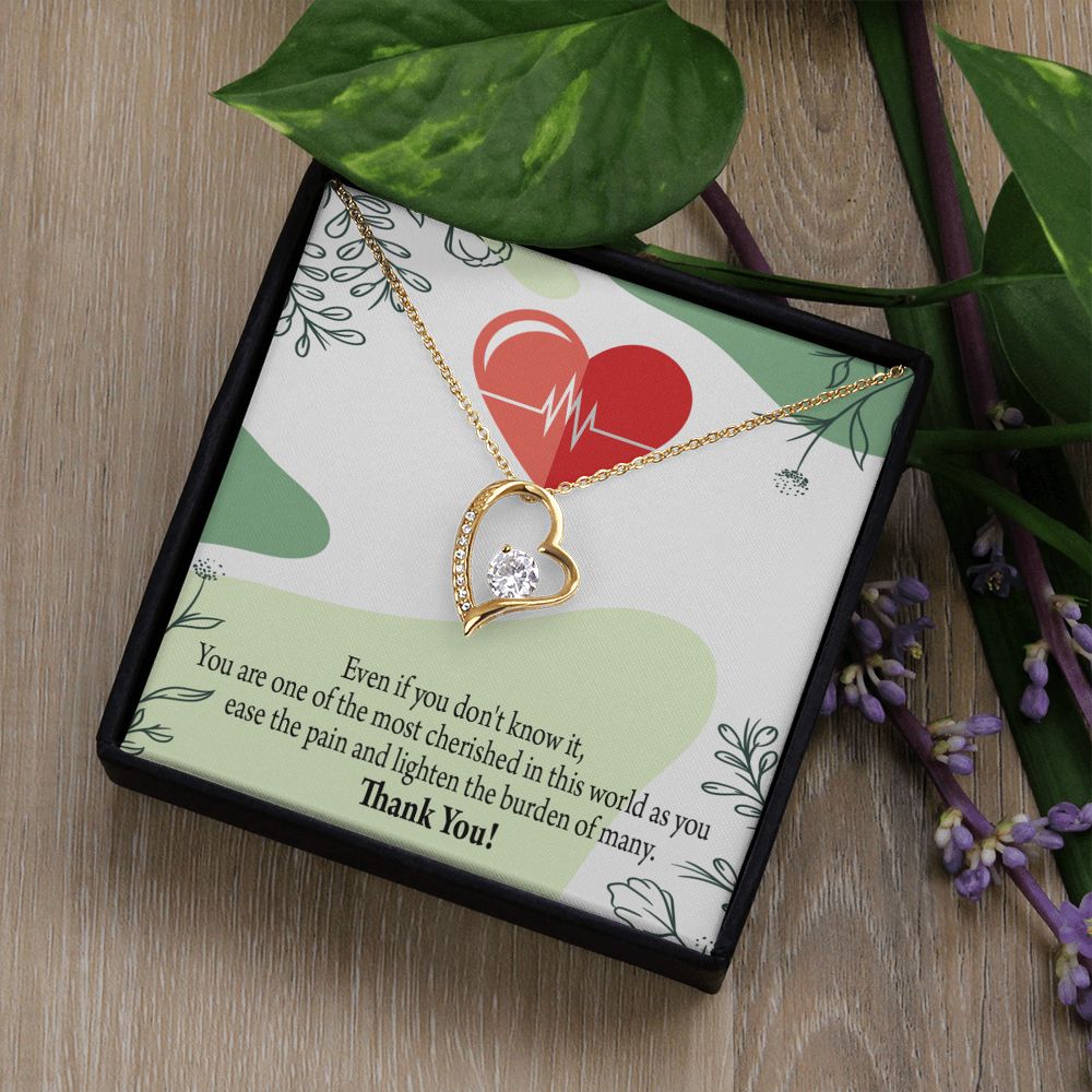 Thank You Necklace Medical Forever Necklace w Message Card-Express Your Love Gifts