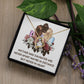 Mother and Daughter Never Apart Forever Necklace w Message Card-Express Your Love Gifts