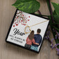 You WIll Always Be My Forever Forever Necklace w Message Card-Express Your Love Gifts