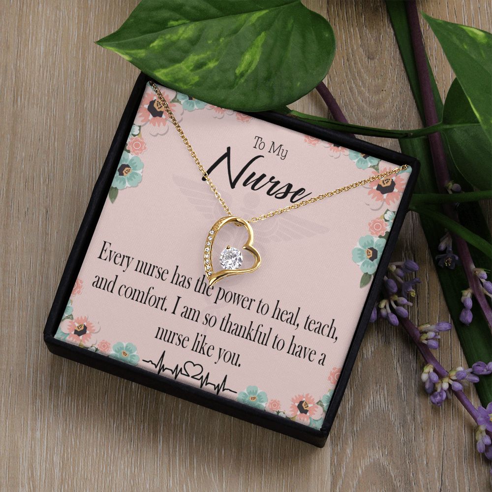 Power to Heal Forever Necklace w Message Card-Express Your Love Gifts
