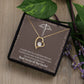 Medical Hero Appreciation Forever Necklace w Message Card-Express Your Love Gifts