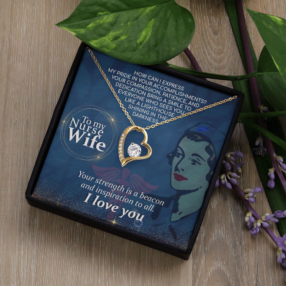 How Can I Forever Necklace w Message Card-Express Your Love Gifts