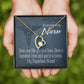 My Superhero Nurse! Forever Necklace w Message Card-Express Your Love Gifts