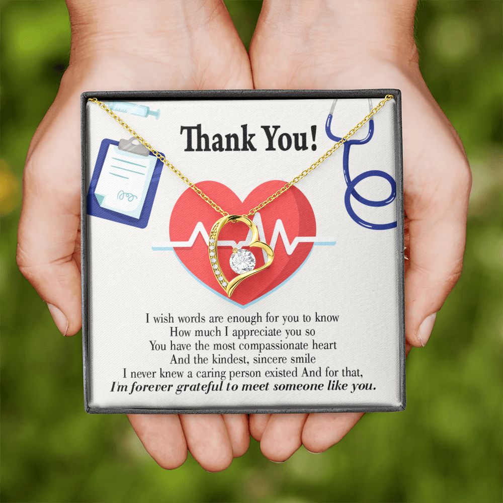 Gift Idea For Medical Staff Forever Necklace w Message Card-Express Your Love Gifts