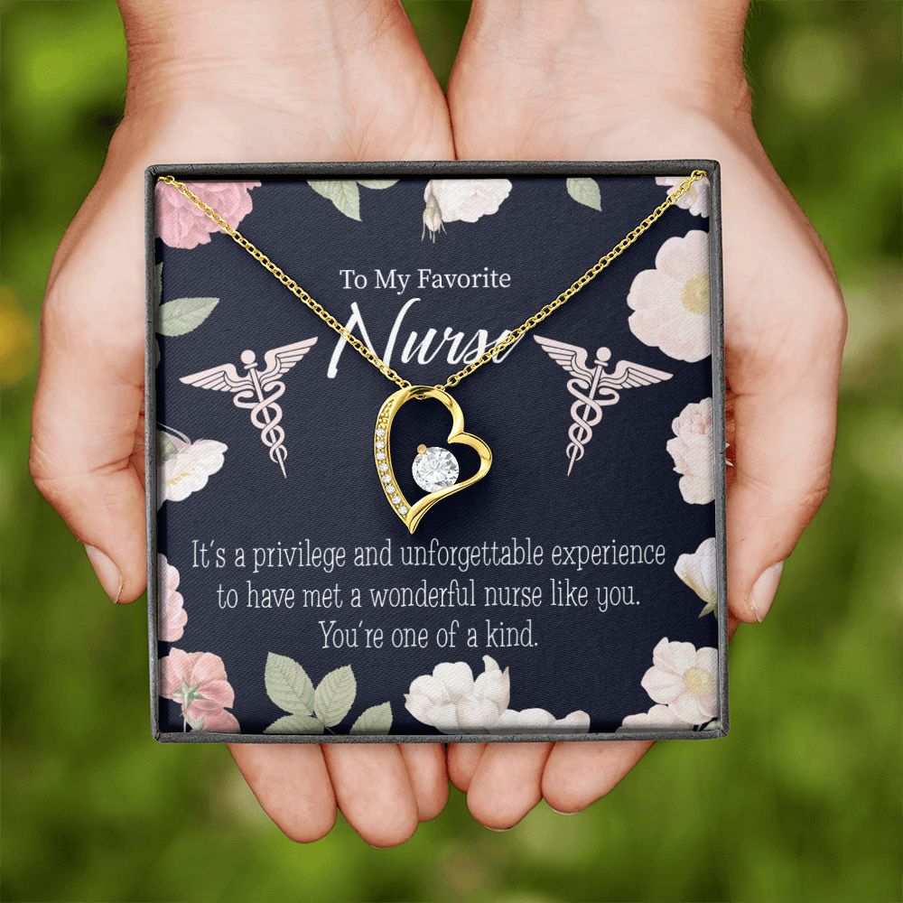 One of a Kind Nurse Forever Necklace w Message Card-Express Your Love Gifts