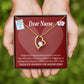 Thank You Ideas Nurses and Caregivers Forever Necklace w Message Card-Express Your Love Gifts