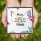Mom We Love You With All Our Hearts Forever Necklace w Message Card-Express Your Love Gifts