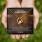 Rockstar Caregiver Forever Necklace w Message Card-Express Your Love Gifts