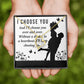 I Choose You Forever Necklace w Message Card-Express Your Love Gifts