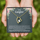 Gift Ideas For Caregivers Forever Necklace w Message Card-Express Your Love Gifts