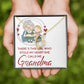 Girl Stole My Haert Calls Me Grandma Forever Necklace w Message Card-Express Your Love Gifts