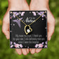 My Nurse, My Angel Forever Necklace w Message Card-Express Your Love Gifts