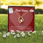 Thank You Ideas Nurses and Caregivers Forever Necklace w Message Card-Express Your Love Gifts