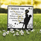 I Choose You Forever Necklace w Message Card-Express Your Love Gifts