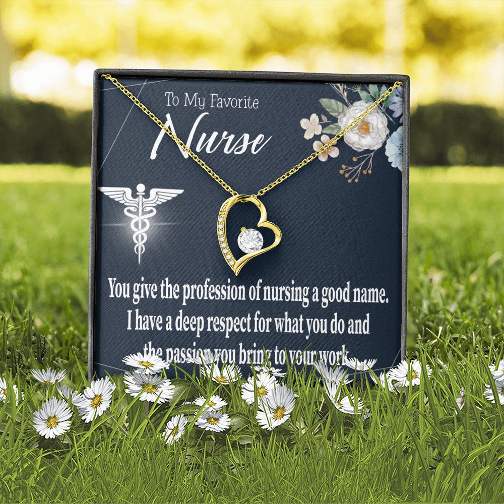 Deep Respect Forever Necklace w Message Card-Express Your Love Gifts