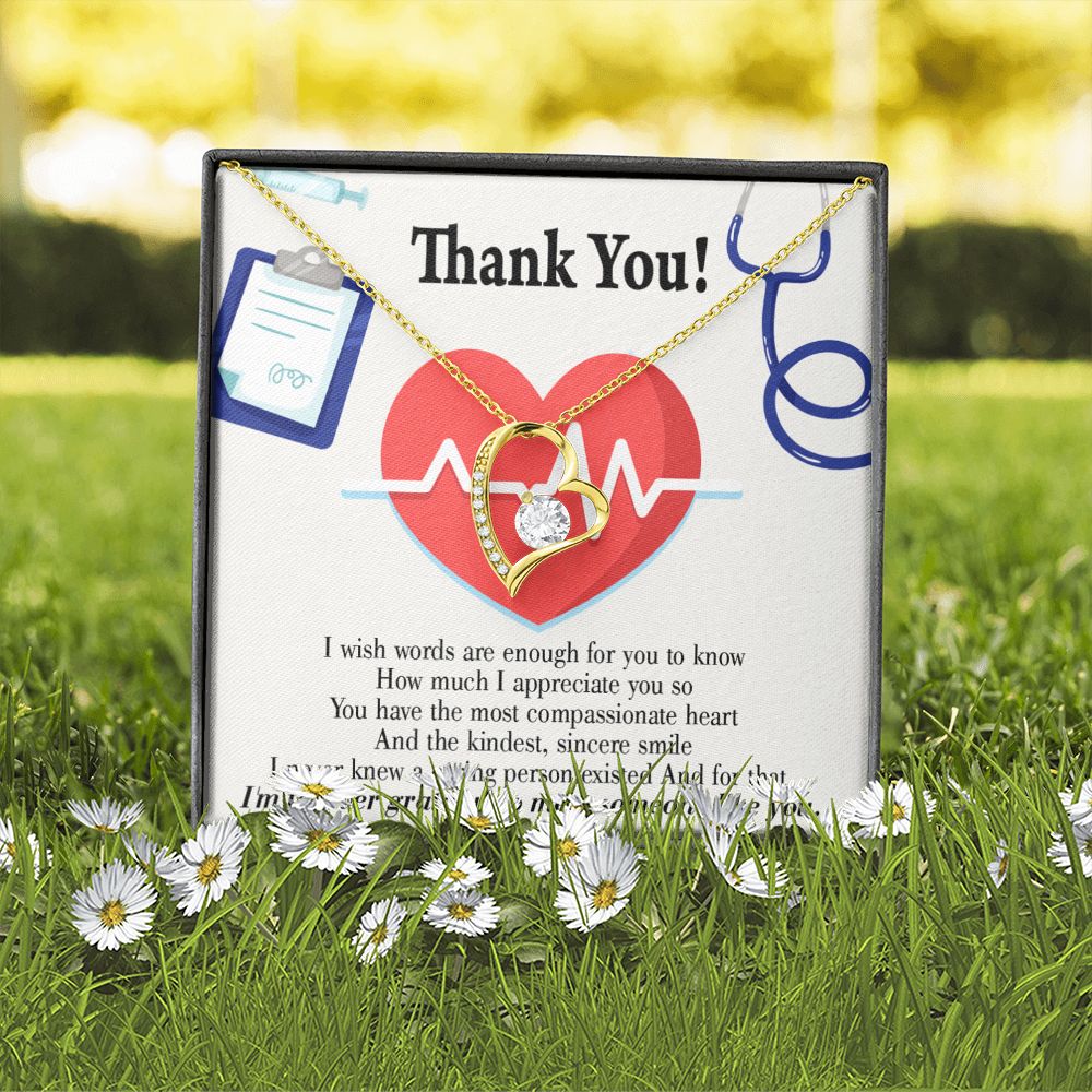 Gift Idea For Medical Staff Forever Necklace w Message Card-Express Your Love Gifts