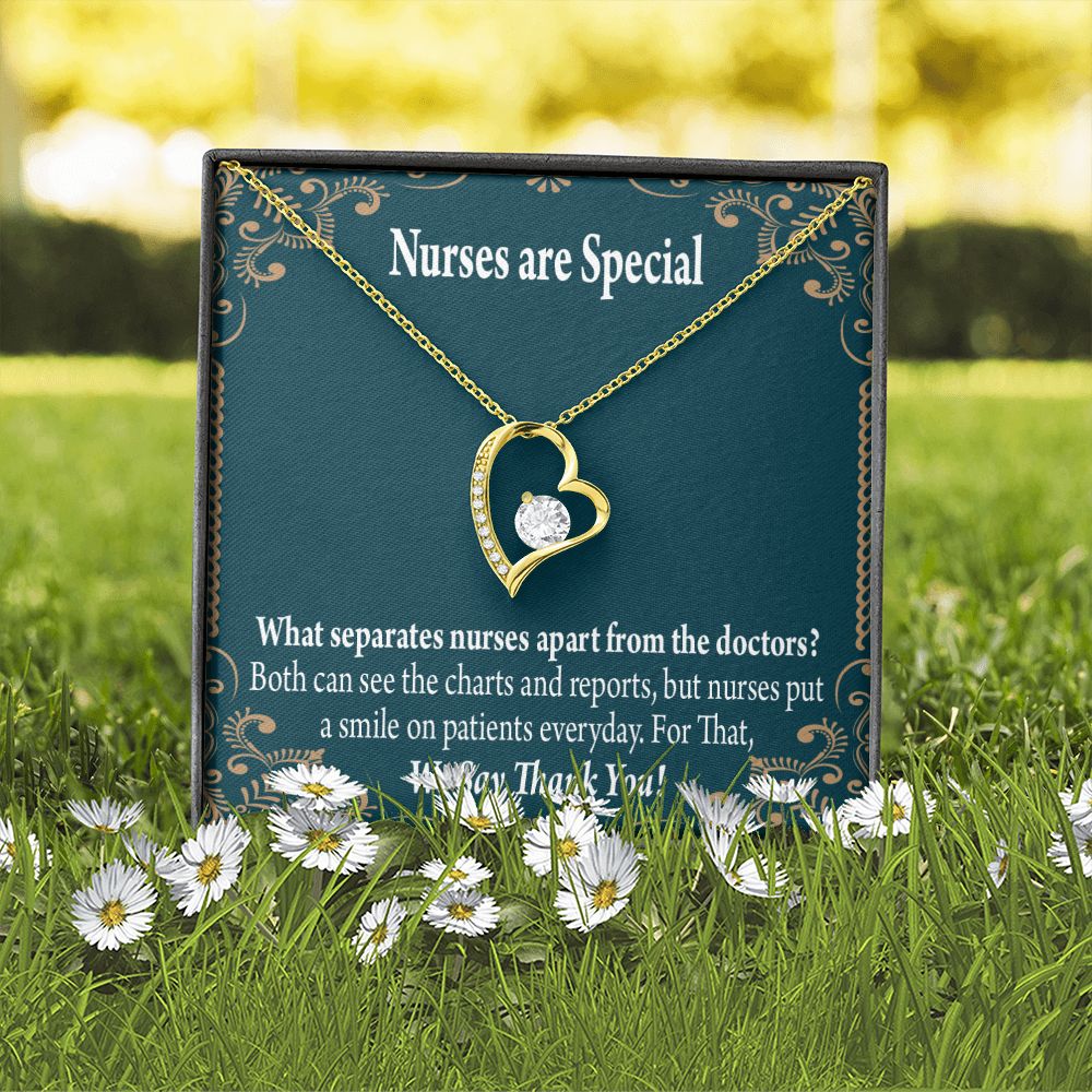 Nurses are Special Forever Necklace w Message Card-Express Your Love Gifts