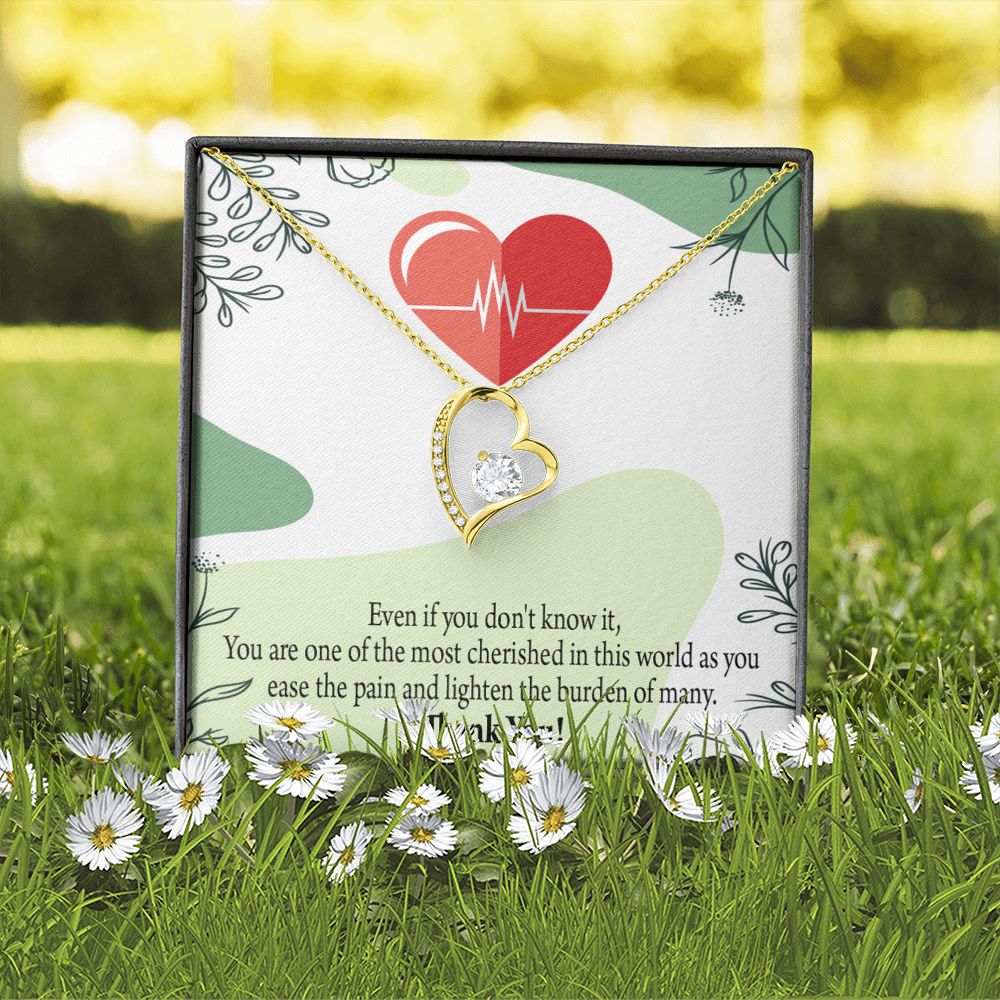 Thank You Necklace Medical Forever Necklace w Message Card-Express Your Love Gifts