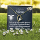You Don't Go Unnoticed Forever Necklace w Message Card-Express Your Love Gifts
