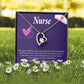 Remarkable Nurse Forever Necklace w Message Card-Express Your Love Gifts